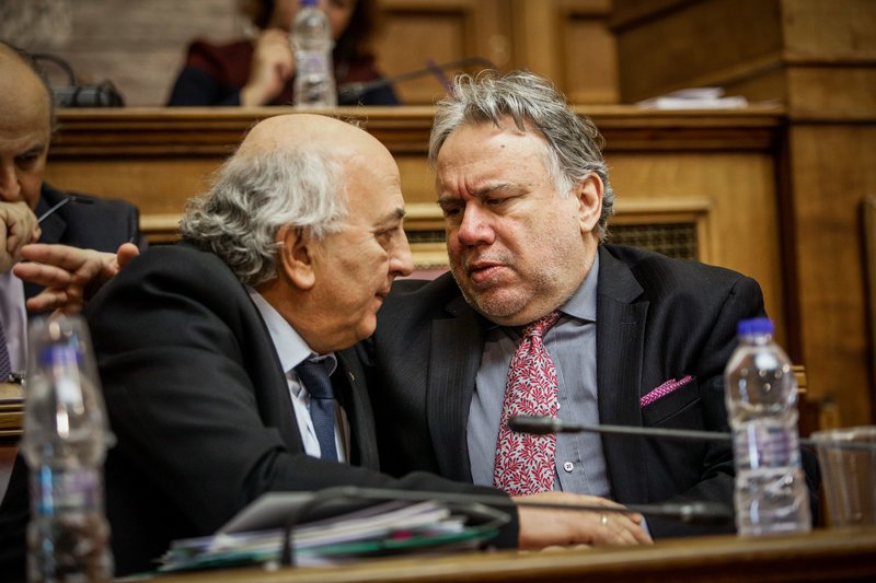 Στιγμιότυπο από τη χθεσινή συνεδρίαση της κοινοβουλευτικής επιτροπής Εξωτερικών και Εθνικής Άμυνας