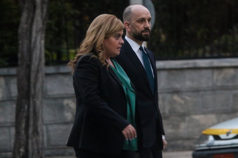 Η Ελευθερία Χατζηγεωργίου, νέα υπουργός Μακεδονίας-Θράκης και ο υφ. Εργασίας Κ. Μπάρκας