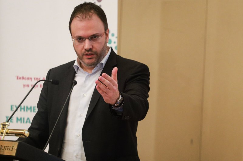 Ο πρόεδρος της ΔΗΜΑΡ Θανάσης Θεοχαρόπουλος - (EUROKINISSI/ ΓΙΩΡΓΟΣ ΚΟΝΤΑΡΙΝΗΣ)