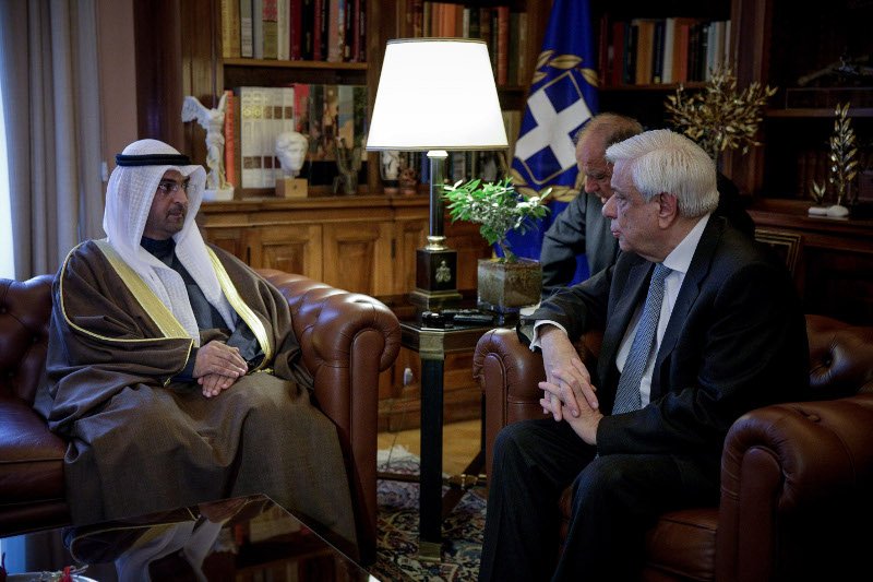 Ο υπουργός Οικονομικών του Κουβέιτ, Dr. Nayef Falah Al-Hajraf, αφού ευχαρίστησε τον Πρόεδρο της Δημοκρατίας για τη θερμή υποδοχή
