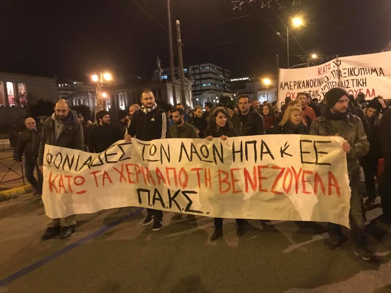 Πορεία αλληλεγγύης στον λαό της Βενεζουέλας στο κέντρο της Αθήνας [εικόνες] | iefimerida.gr 9