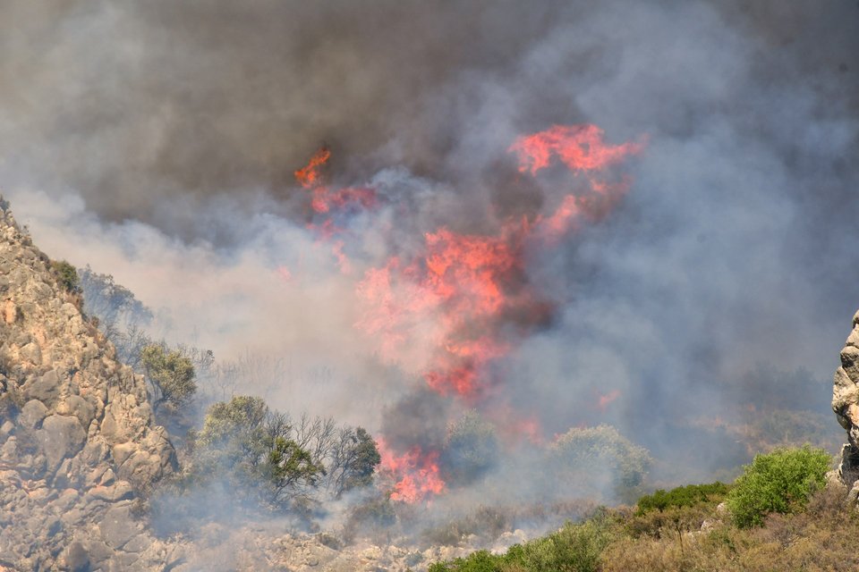 Σε ύφεση η φωτιά στο Ναύπλιο -Επίγειες δυνάμεις και αεροπλάνα απεσόβησαν τον κίνδυνο [εικόνες]  | iefimerida.gr 1