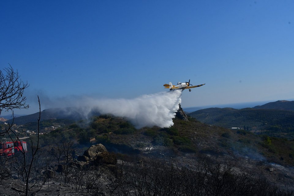 Σε ύφεση η φωτιά στο Ναύπλιο -Επίγειες δυνάμεις και αεροπλάνα απεσόβησαν τον κίνδυνο [εικόνες]  | iefimerida.gr 0