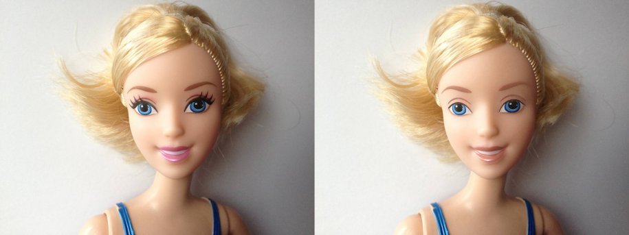 Οι διάσημες κούκλες χωρίς μακιγιάζ μεταμορφώνονται σε γυναίκες της διπλανής πόρτας [εικόνες] | iefimerida.gr 3