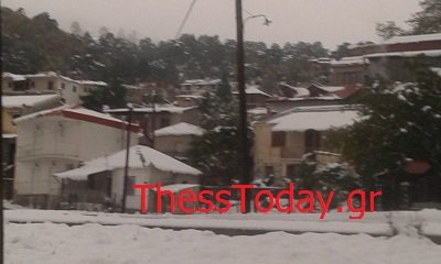 Ντύθηκαν στα άσπρα τα Γρεβενά: Χιόνι σκέπασε την περιοχή [εικόνες] | iefimerida.gr 0