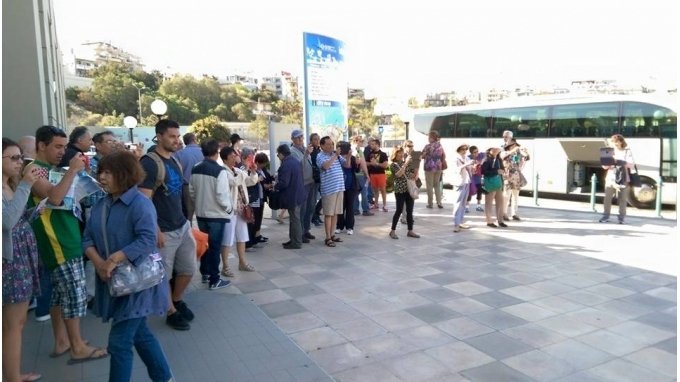 Απόβαση 3000 τουριστών στο λιμάνι του Ηρακλείου [εικόνες] | iefimerida.gr 2