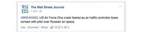 «Εκτακτο: Αγνοείται το αεροσκάφος του Ομπάμα» - Ο χάκερ που τρέλανε το facebook της Wall Street  Journal [εικόνα] | iefimerida.gr 0