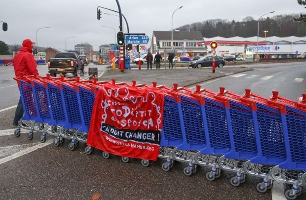 Γενική απεργία στο Βέλγιο κατά της ευρωπαϊκής λιτότητας [εικόνες & βίντεο] | iefimerida.gr 2