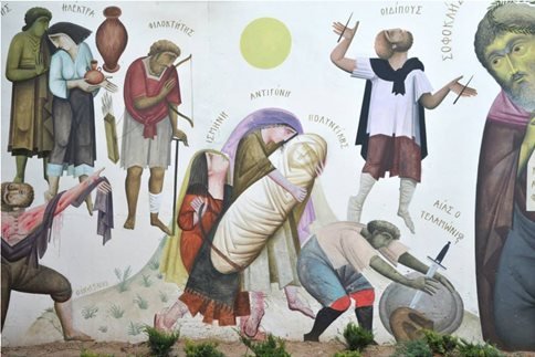 Αυτός είναι ο Ελληνας street artist που αναγνωρίζεται σε όλο τον κόσμο -Το Βυζάντιο συναντάει το σήμερα [εικόνες]  | iefimerida.gr 0