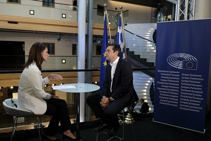 Συνέντευξη του πρωθυπουργού /Φωτογραφία Euronews