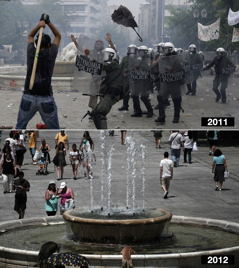 Οι... δύο Ελλάδες μέσα από ένα φωτογραφικό οδοιπορικό: Από τις παραλίες της Μυκόνου, στα λουκέτα των μαγαζιών [εικόνες] | iefimerida.gr 5