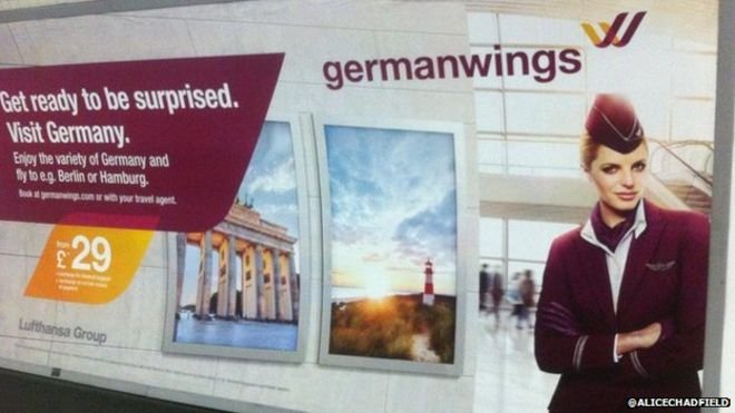 Η Germanwings απέσυρε τα διαφημιστικά της από το Λονδίνο - Το ατυχές σλόγκαν  [εικόνα] | iefimerida.gr 0