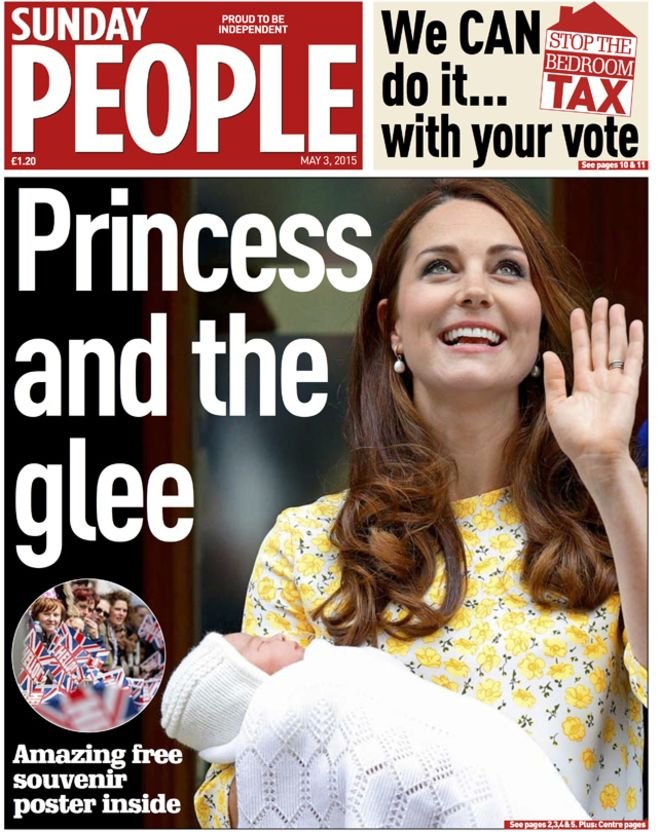 Πανζουρλισμός στον βρετανικό Τύπο για το νέο βασιλικό μωρό [εικόνες] | iefimerida.gr 0