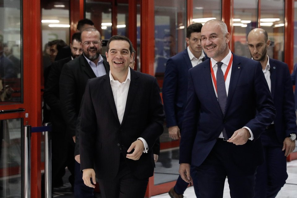 Ο Αλέξης Τσίπρας προσέρχεται στο Βελλίδειο για το 3ο Thessaloniki Summit 2018 -Konstantinos Tsakalidis / SOOC
