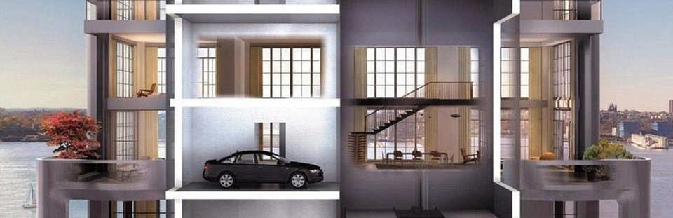 Το παλάτι του Ουρανού- Το πολυτελές διαμέρισμα με ασανσέρ για το αμάξι και... γκαράζ δίπλα στο σαλόνι [εικόνες]  | iefimerida.gr 0