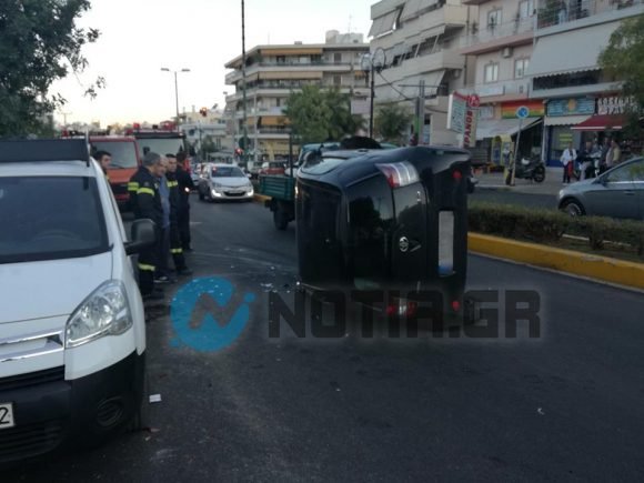 Τούμπαρε όχημα στην Ηλιούπολη – Σε κατάσταση σοκ η οδηγός [εικόνες & βίντεο] | iefimerida.gr 0