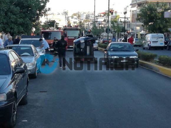 Τούμπαρε όχημα στην Ηλιούπολη – Σε κατάσταση σοκ η οδηγός [εικόνες & βίντεο] | iefimerida.gr 4