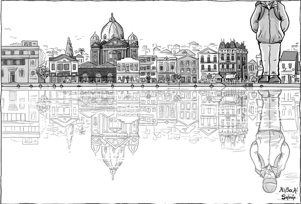 Sτο Αϊβαλί με οδηγό τον σκιτσογράφο Soloúp [εικόνες] | iefimerida.gr 6