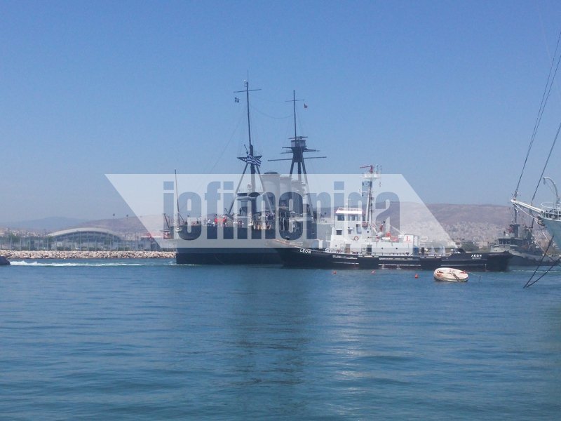 Το θωρηκτό «Αβέρωφ» επέστρεψε στον Φλοίσβο [εικόνες & βίντεο] | iefimerida.gr 0