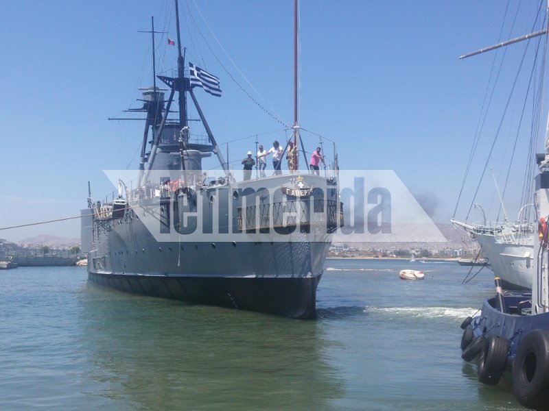 Το θωρηκτό «Αβέρωφ» επέστρεψε στον Φλοίσβο [εικόνες & βίντεο] | iefimerida.gr 6