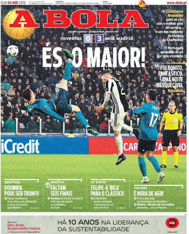 Ο διεθνής Τύπος «παραμιλάει» με το απίστευτο γκολ του Κριστιάνο Ρονάλντο [εικόνες]  | iefimerida.gr 5