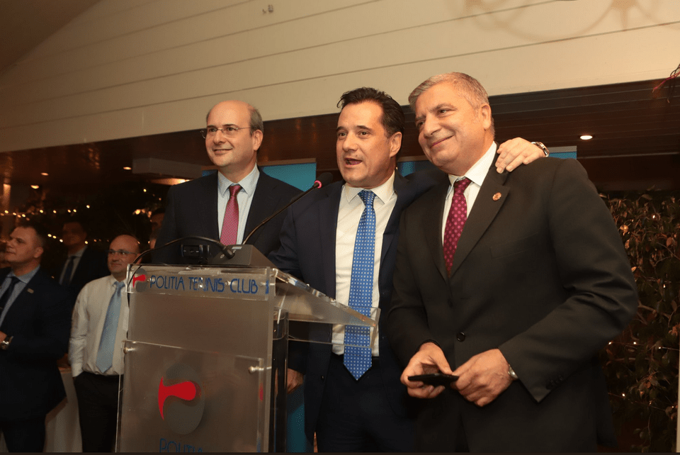 Με τον Κωστή Χατζηδάκη και τον Γιώργο Πατούλη