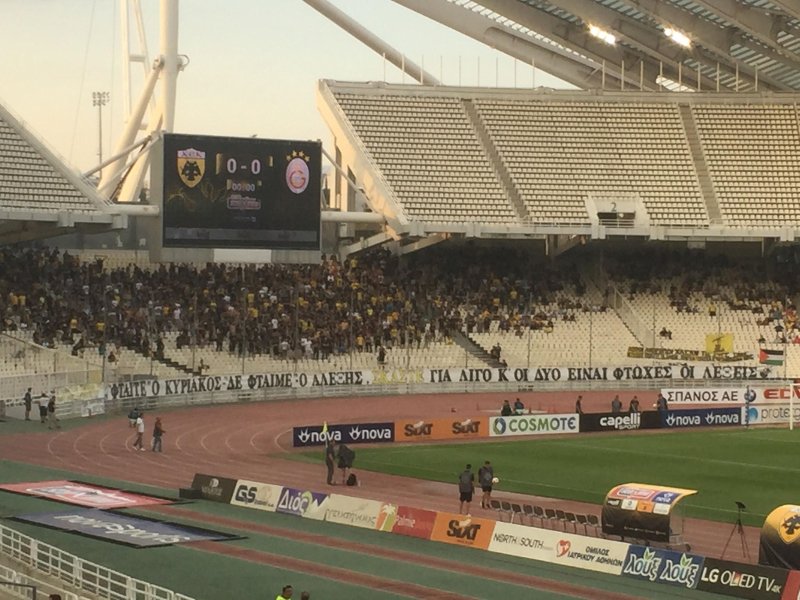 ΟΑΚΑ: Μήνυμα συμπαράστασης στους πυρόπληκτους από τους παίκτες της Γαλατασαράι στο φιλικό με την ΑΕΚ [εικόνες] | iefimerida.gr 3