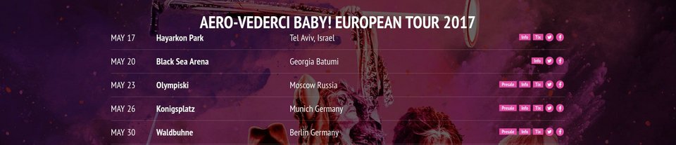 Οι Aerosmith ανακοίνωσαν ευρωπαϊκή περιοδεία -Sold out στη Γαλλία [πρόγραμμα]  | iefimerida.gr 0