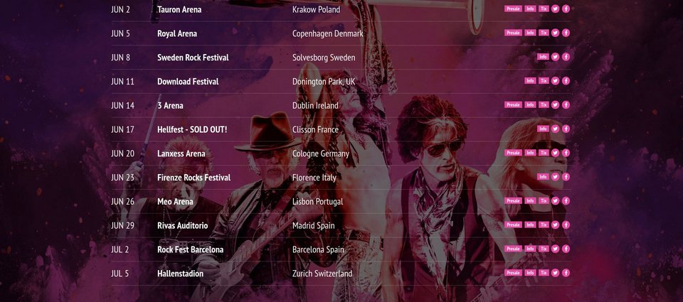 Οι Aerosmith ανακοίνωσαν ευρωπαϊκή περιοδεία -Sold out στη Γαλλία [πρόγραμμα]  | iefimerida.gr 1