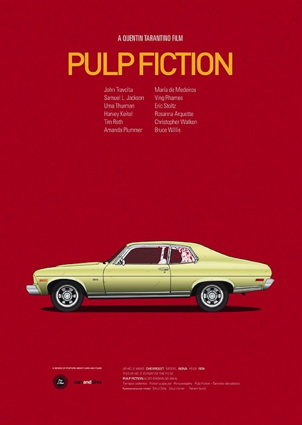 Cars and Films: Τα δέκα πιο χαρακτηριστικά αυτοκίνητα του κινηματογράφου γίνονται αφίσες [εικόνες] | iefimerida.gr 0