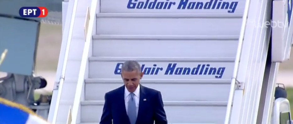 Καρέ καρέ η άφιξη του Μπαράκ Ομπάμα στην Αθήνα: Το Air Force One, το «Κτήνος», η αυτοκινητοπομπή με τα 30 αμάξια! [εικόνες] | iefimerida.gr 14