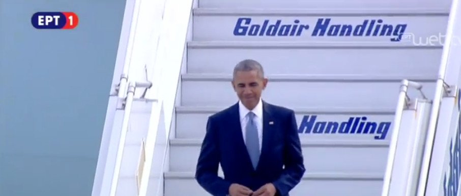 Καρέ καρέ η άφιξη του Μπαράκ Ομπάμα στην Αθήνα: Το Air Force One, το «Κτήνος», η αυτοκινητοπομπή με τα 30 αμάξια! [εικόνες] | iefimerida.gr 12