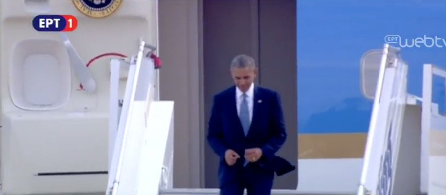 Καρέ καρέ η άφιξη του Μπαράκ Ομπάμα στην Αθήνα: Το Air Force One, το «Κτήνος», η αυτοκινητοπομπή με τα 30 αμάξια! [εικόνες] | iefimerida.gr 11