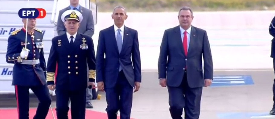 Καρέ καρέ η άφιξη του Μπαράκ Ομπάμα στην Αθήνα: Το Air Force One, το «Κτήνος», η αυτοκινητοπομπή με τα 30 αμάξια! [εικόνες] | iefimerida.gr 16