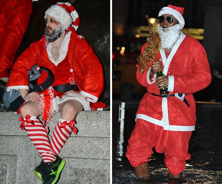 Μόνο στο Λονδίνο: Αγιοι Βασίληδες εκτός ορίων, τύφλα στο μεθύσι [εικόνες] | iefimerida.gr 7