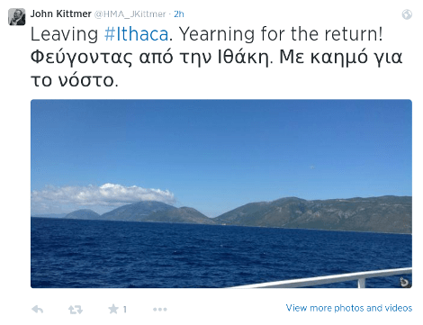 Ο Βρετανός πρέσβης διαφημίζει την Ελλάδα  -Μαγεμένος, εξυμνεί τις ομορφιές του τόπου και τουιτάρει φωτογραφίες από την Ιθάκη [εικόνες] | iefimerida.gr 0