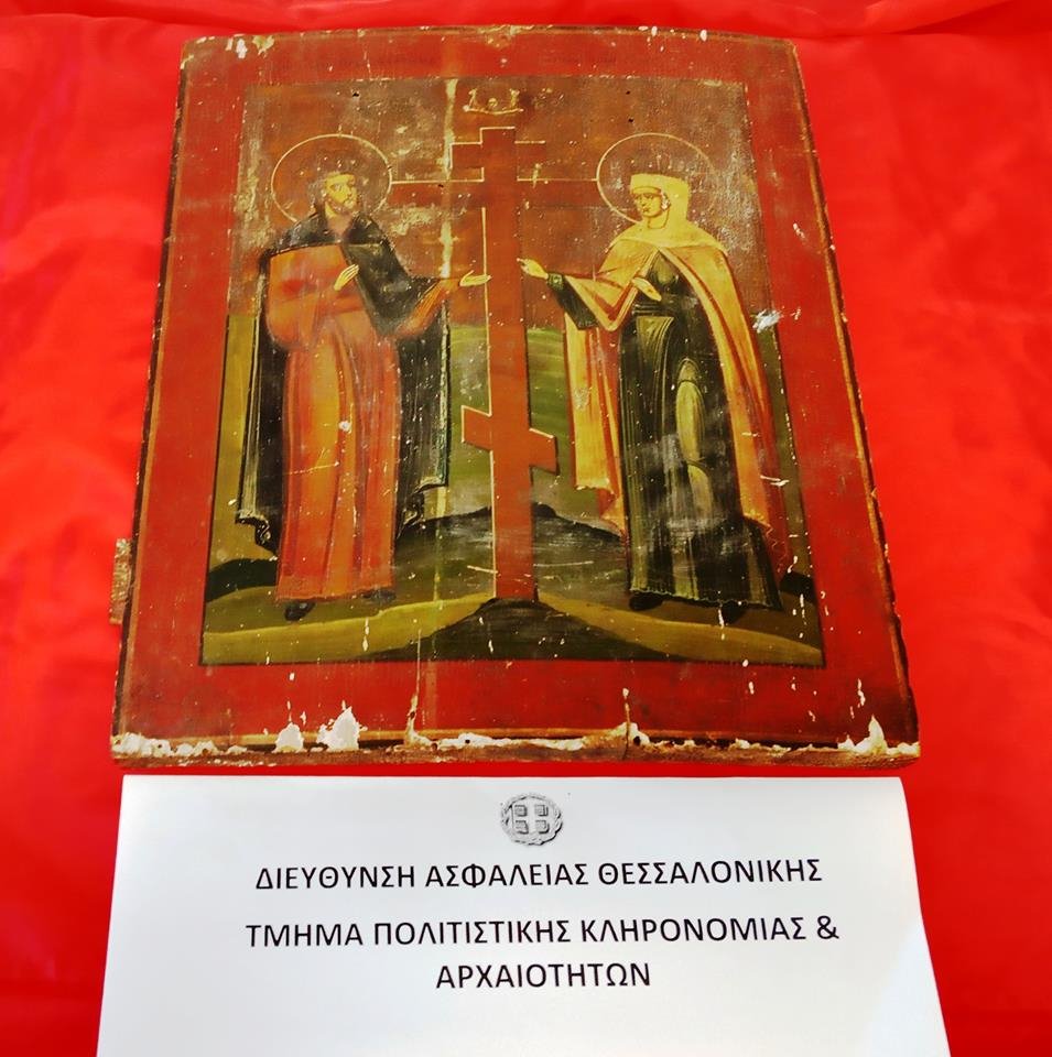 Θεσσαλονίκη: 70χρονος αρχαιοκάπηλος πουλούσε αγιογραφία του 18ου αι. στο διαδίκτυο [εικόνα]  | iefimerida.gr 0