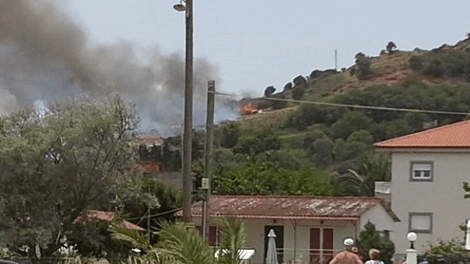 Έφτασε στα σπίτια η φωτιά στον Αγιόκαμπο Λάρισας - Πανικός στους κατοίκους [εικόνες&βίντεο] | iefimerida.gr 1