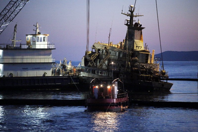 Οι πρώτες φωτογραφίες του «Αγ. Ζώνη ΙΙ» έπειτα από την ανέλκυση -80 ημέρες μετά το ναυάγιο | iefimerida.gr 5