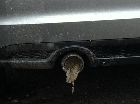 Περιέλουσαν με ακαθαρσίες το αυτοκίνητο του Χρήστου Αηδόνη [εικόνες] | iefimerida.gr 1