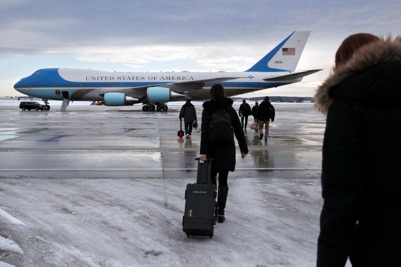 Οι επιβάτες του Air Force One.