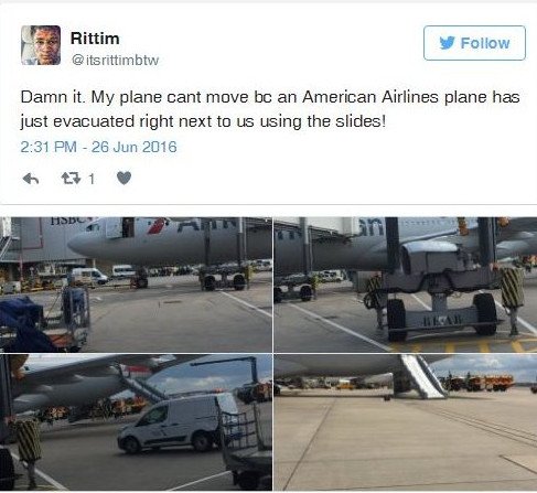 Εκκενώθηκε αεροσκάφος στο Χίθροου -Επιβάτες κατέβηκαν από την τσουλήθρα[βίντεο]  | iefimerida.gr 0