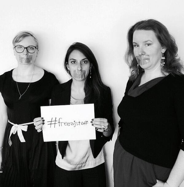 Διεθνής καμπάνια διαμαρτυρίας: Απελευθερώστε τους δημοσιογράφους του Al Jazeera [εικόνες & Βίντεο] | iefimerida.gr 0