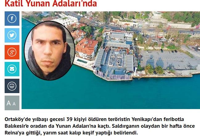 Τουρκικά Μέσα: Σε ελληνικά νησιά φέρεται να διέφυγε ο μακελάρης της Κωνσταντινούπολης | iefimerida.gr 0