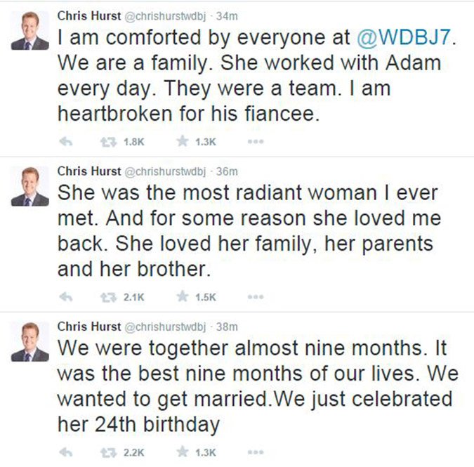 Τα σπαρακτικά μηνύματα του συντρόφου της δολοφονημένης δημοσιογράφου – Την αποχαιρετά μέσω twitter [εικόνες]  | iefimerida.gr 2