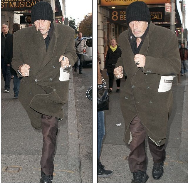 Τί έπαθε ο Αλ Πάτσίνο και κυκλοφορεί έτσι στη Νέα Υόρκη; [εικόνες] | iefimerida.gr 1