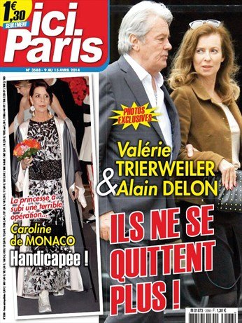 Η Τριερβελέρ ξεπερνά τον Ολάντ στο πλευρό του... γερασμένου Αλέν Ντελόν -Τους «τσάκωσαν» αγκαζέ [εικόνες] | iefimerida.gr 4