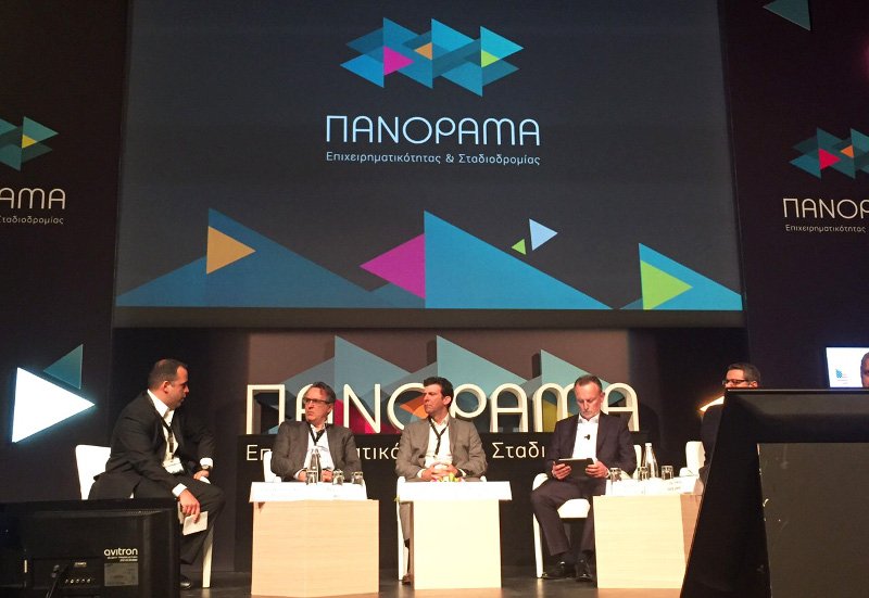 Ο Διευθύνων Σύμβουλος της INTRASOFT International (κεντρικά στη φωτογραφία) συμμετείχε στο panel συζήτησης σχετικά με τις σύγχρονες τάσεις και ευκαιρίες εργασίας στον κλάδο την Πληροφορικής