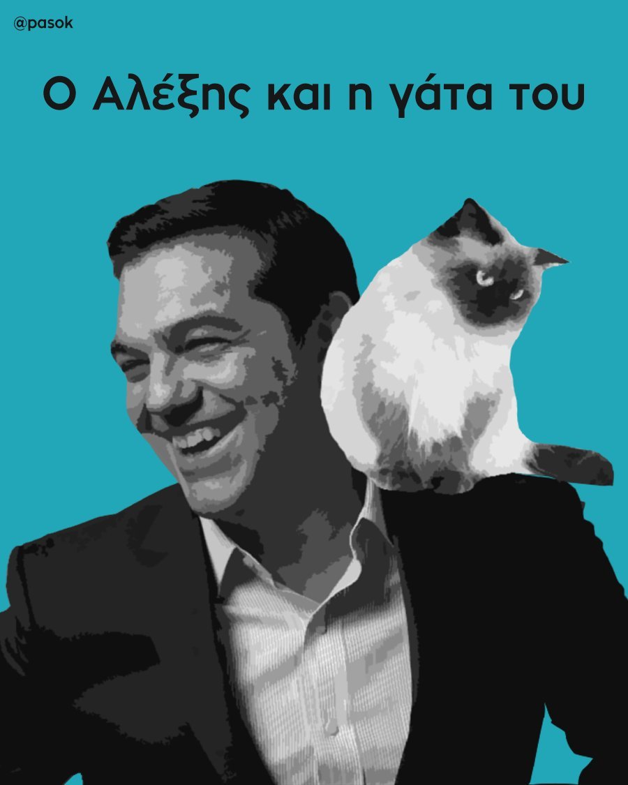 ΠΑΣΟΚ: Ο Αλέξης και η γάτα του... [εικόνα] | iefimerida.gr 0