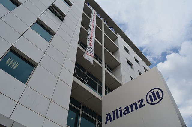 Κατάληψη αντιεξουσιαστών στα γραφεία της Allianz – Κατά του γερμανικού ιμπεριαλισμού [εικόνες] | iefimerida.gr 2